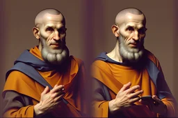 Digital monk by Andrea del Sarto