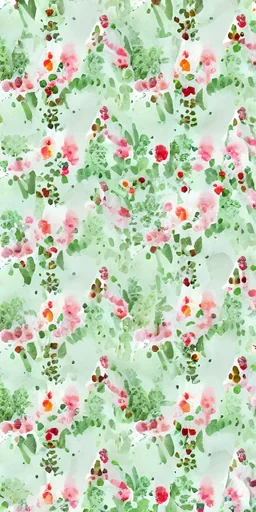 exquisite whimsical woodland watercolor, delicate, cute, adorable, linen backdrop, repeating pattern, gift wrap print