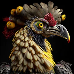 100% + Base Image ::: Giuseppe Arcimboldo Tall Bird Exotic Modifiers: highly detailed sharp focus extremely detailed intricate beautiful high definition crisp quality details focused no text no watermark great depth and scale intricately detailed no frame crisp No Signature sharp details no numbers Extreme Sharpness Depth in Details Field of Depth Started from image: