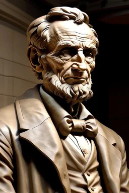 Abraham Lincoln As wise ancient greek master, not a scultpture