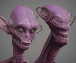 Purple alien horror