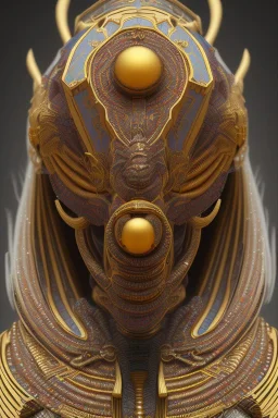 black male African Egyptian alien, cracks in the voodoo head, wicked, eyes, crown, Elephant, 8k, finely detailed, photo realistic, tiger turquoise skull head gold dragon space alien snow skeleton gold gorilla silver crown silver eyes