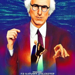 Larry David in a Saturday Night Fever dream movie poster