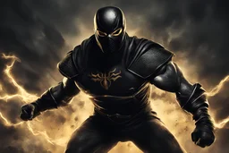 Black Scorpion Luchador Superhero has the power to travel through shadows
