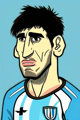 Alejandro Garnacho Argentine football player ,cartoon 2d