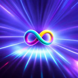 infinity symbol brightly coloured ∞ moving at warp speed, colours from infinity flowing through image with speed, striking, neon, chiaroscuro, dramatic, captivating, powerful, fantasy, beautiful, octane render, 16k post-production, artstation: award-winning: atmospheric: commanding: fantastical: clarity: ultra quality: striking: brilliance: stunning colors: amazing depth; lens: f/11, 35mm
