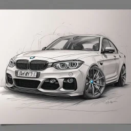 нарисуй счастливого владельца бмв