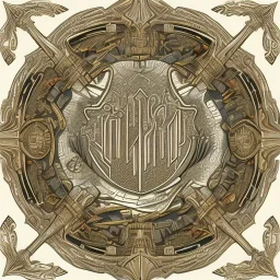 emblem of an elvish forest city with a stag horn on it, very detailed