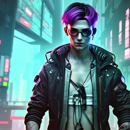 The cyberpunk boy