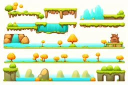 HORIZONTAL 2D GAME BACKGROUNDS