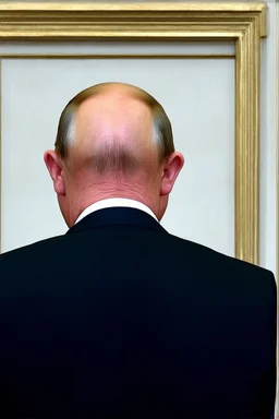 Putin's head from behind