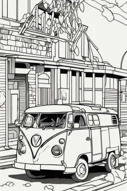combie van coloring page