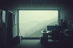 silent hill, liminal space, office