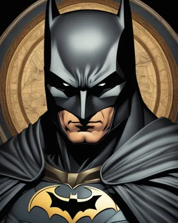 Batman, Leonardo Da Vinci style, digital art, colores contrastes, hiperdetallado, 8k