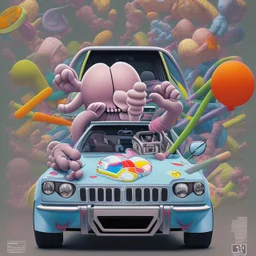 car crush by kaws