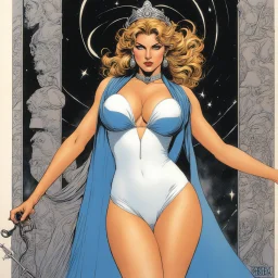 #5 Original Art by Howard Chaykin (Vortex Comic, 1988): [greek goddess model in flesh] Hebe by Thorvaldsen