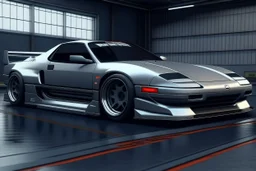 realistic rendering of a modern version of a 90's era japanese sports car