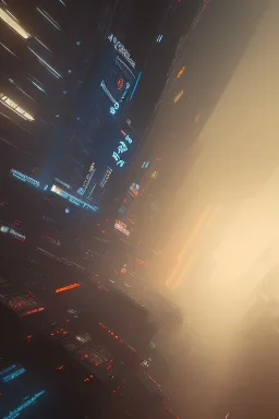 Blade Runner, nostalgic, cold, dark blue, gloomy, heavy fog, 8k photorealistic, cinematic lighting, high details, dramatic, atmosphereric