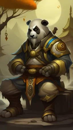 Pandaren, male, Derpy, world of Warcraft