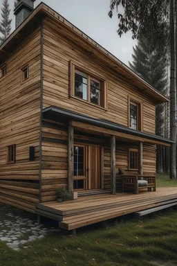 wooden home