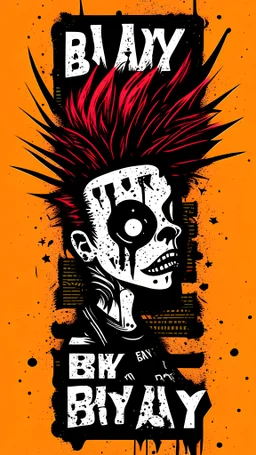 Punk poster design for ebay (instagram reel) logo