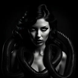 Snake woman dark control