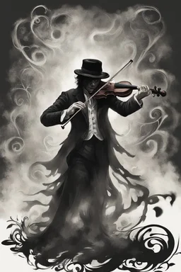 ghost of shadow Violinist, man, fantasy