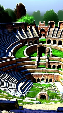 In the Roman amphitheatre in the tenth century