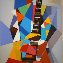 picasso cubism guitar