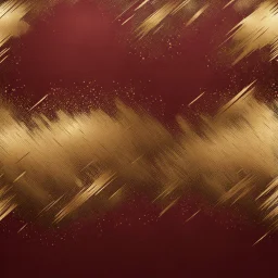 Hyper Realistic Grainy Grungy Metallic-Brush-Strokes-Patterned-Golden Texture on Maroon Background