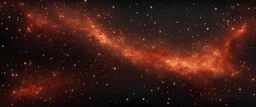 Black dark orange red brown shiny glitter abstract background with space. Twinkling glow stars effect. Fantastic, fantasy. Like outer space, night sky, universe. Rusty, rough surface, grain.