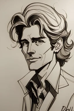 Raoul Deleo style drawing