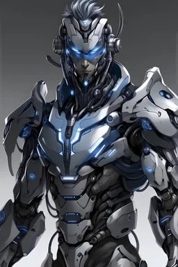 Anime Male Cyborg Warlord