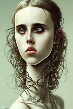 Danish Singer MØ face, Style John Kenn Mortensen,