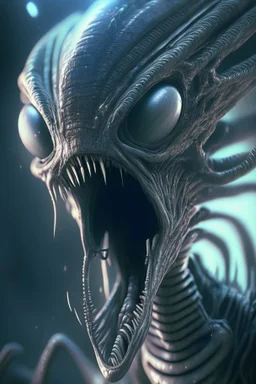 Alien scared ,highly detailed, artstation, sharp focus,4k