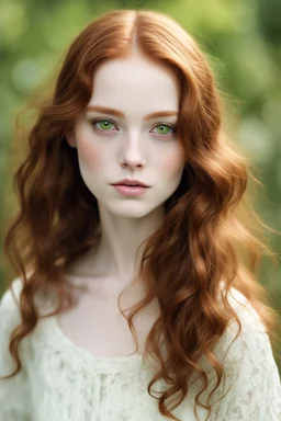 Willow possessed a demure and unassuming physical appearance. She had a petite frame, with delicate features that hinted at her shy and introverted personality. Her auburn hair cascaded in soft waves, framing her face with a natural elegance. Her pale, porcelain-like skin was often adorned with a few freckles, giving her a youthful charm. Willow's expressive green eyes, framed by a pair of round glasses, sparkled with intelligence and curiosity. She typically dressed in modest and comfortable at