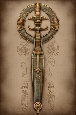 egyptian mythologic ankh design