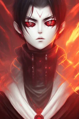 High resolution, Itachi red eyes