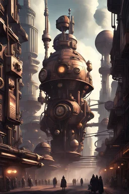 if Coruscant was steam punk