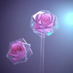 transparent crystal rose, crystallized, cinema lighting, cinema 4d, octane render, 3d render, incrate detailed, fantasy art, photo realistic