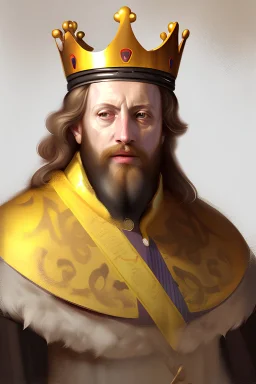 Painting of this guy as a king