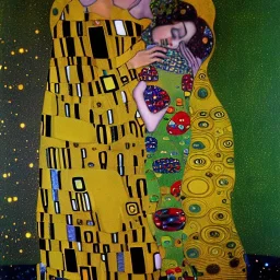 Cosmic Plankton by Gustav Klimt