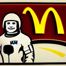 astronaut, McDonalds logo