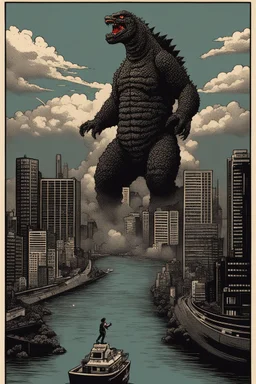 godzilla destroying tokyo