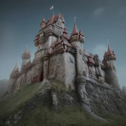 Castle, octane render, intricate details, ultra realistic style, 8k resolution