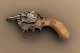 cowboy revolver close up macro shot