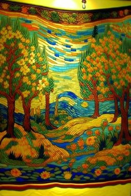 tapestry van Gogh.