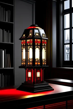 gaming table lamp inspired by palace, modern design,