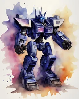 Transformers fall of cybertron, inkwell, watercolor