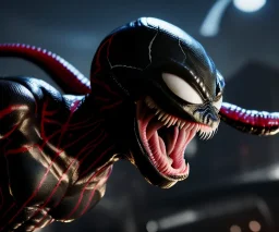 venom supervillain, 4k, baby